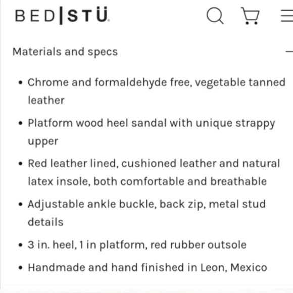 SOLD Bed Stu Antonelli Brown Leather Platform Sandals sz 10 - Picture 5 of 11